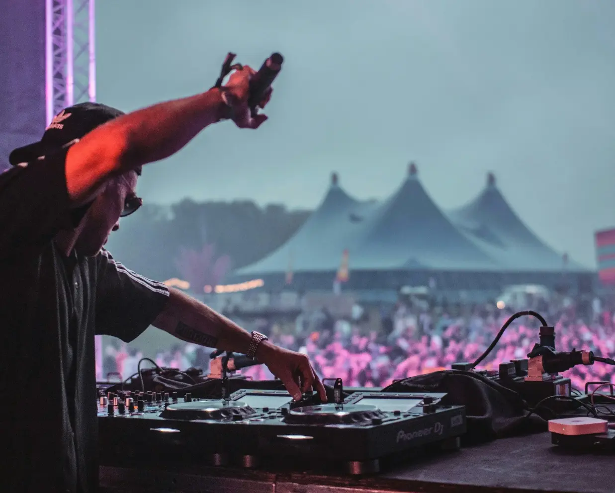 Festival aerial coverage